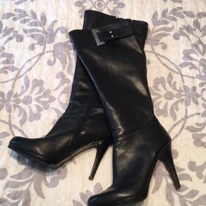Beautiful Black leather boots.